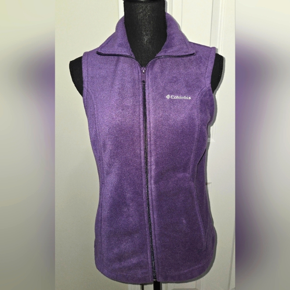Columbia Women's Purple Fleece Vest